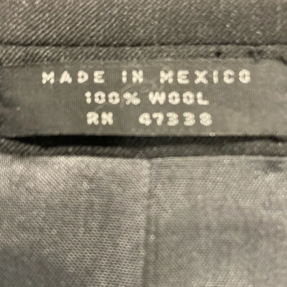 Jones New York Black Wool Suit Jacket 40R - Picture 5 of 6